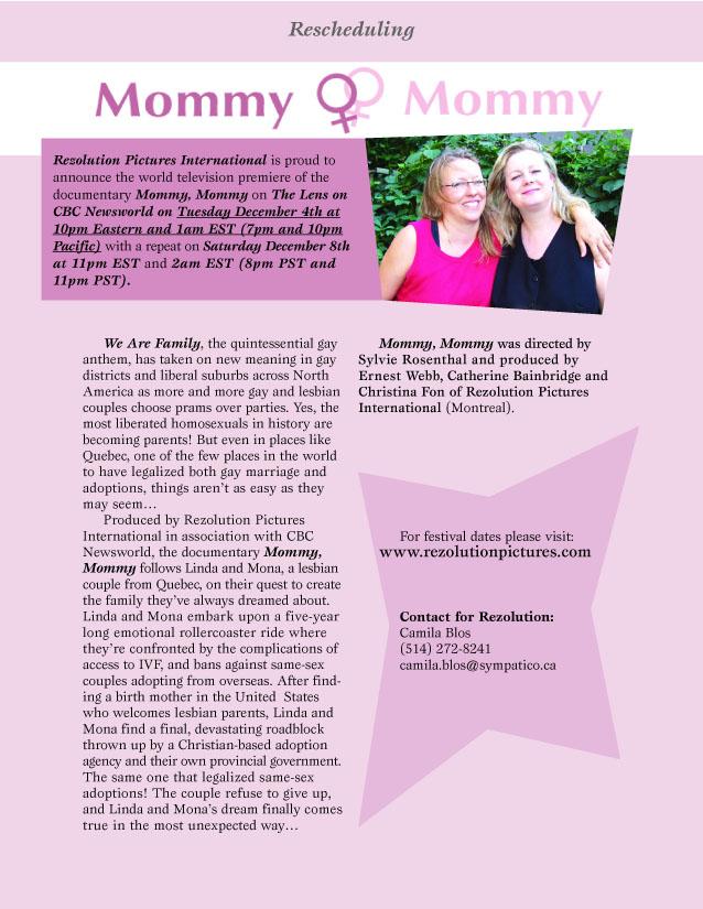 Mommy Mommy film image
